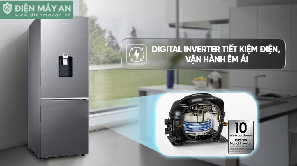 Tủ lạnh Samsung Inverter 307 lít RB30N4190S9/SV
